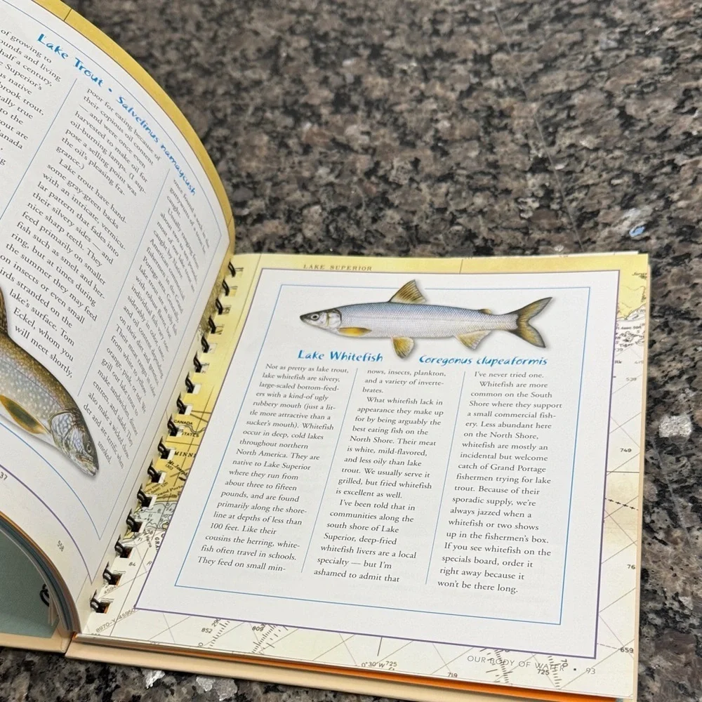 Angry Trout Cafe Notebook and cook book autographed George Wilkes EUC